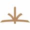 Ekena Millwork Davenport Timber Gable Bracket, Western Red Cedar, 84"W x 45"H x 5 1/2"D x 5 1/2"F, 13/12 Pitch GBW084X45X0606DAV00SWR - alternate 1